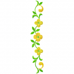 Flowers And Tree Embroidery Design 11 Flowers And Tree Embroidery Design 11